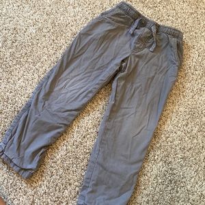 Fleece Lined Gray Toddler Pants size 4T